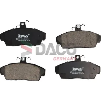 Brzdový systém Sada brzdových destiček, kotoučová brzda DACO GERMANY 324050