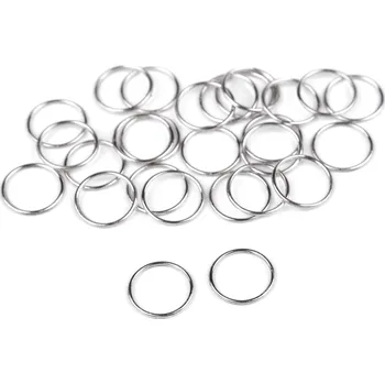 Kroužek pratelný Ø6; Ø8; Ø10; Ø12; Ø15 mm, střední, 3 (Ø10 mm) nikl