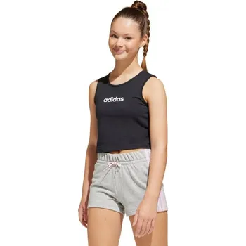 Dívčí tričko Dětské tričko adidas Essentials černé JC9732 170 cm