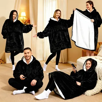 plyšák JML Oboustranná plyšová mikina Huggle Hoodie