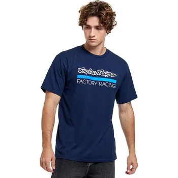 Pánská móda Triko - TROY LEE DESIGNS Factory Racing 2026 - Navy / Blue XL