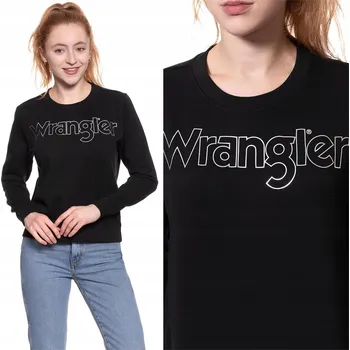 Dámská mikina Dámská mikina Wrangler přes hlavu WRANGLER CREW SWEAT Velikost XS