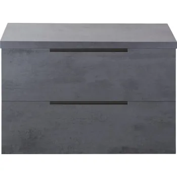 Koupelnový nábytek Skříňka pod umyvadlo Sanox Seville beton antracit 80 x 53 x 45 cm