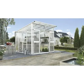 Skleník Vitavia Aphrodite 7800 polykarbonát 10 mm 275 x 270 cm bílý