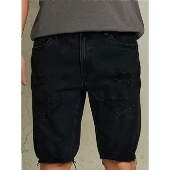 Pánské kraťasy Sinsay - Džínové kraťasy - černá - 9870S-99J - 9870S-99J-28