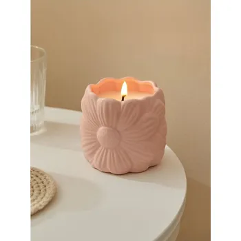 Svíčka Sinsay - Vonná svíčka Cedarwood & Cypress - růžová - 468FQ-30X - 468FQ-30X-ONE