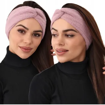 Dámské spodní prádlo ALPAKA ČELENKA TEPLÁ MÓDNÍ DÁMSKÁ NA UŠI UZEL ŠPINAVĚ RŮŽOVÁ 2388