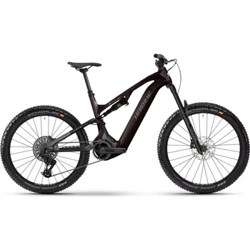 Sport Celoodpružené elektrokolo HAIBIKE AllMtn CF 9 Black/Platinum Glossy - L 2026