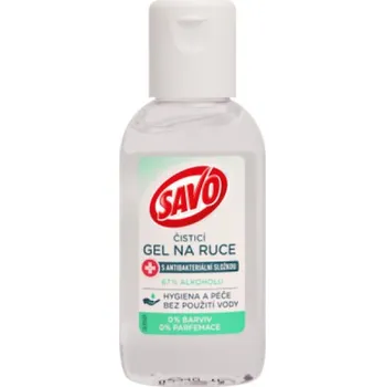 Savo Čistící gel na ruce s antibakteriální složkou, 50 ml