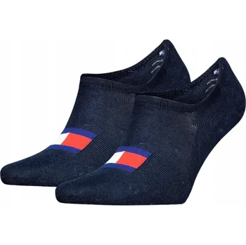 PONOŽKY TOMMY HILFIGER PONOŽKY , KOTNÍKOVÉ PONOŽKY modré, vel. 43-46