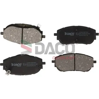 Brzdový systém Sada brzdových destiček, kotoučová brzda DACO GERMANY 323940