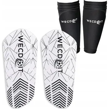 Fotbalový chránič BÍLÉ FOTBALOVÉ CHRÁNIČE HOLENÍ WECDOIT PRO DĚTI VELIKOST S 17x10 cm