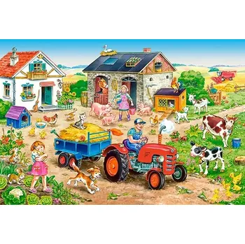 Dětské zboží Puzzle maxi 40 dílků LIFE ON THE FARM od CASTORLAND