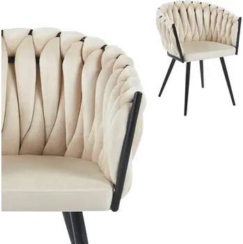 Jídelní židle Židle Viking béžový velur 1 ks