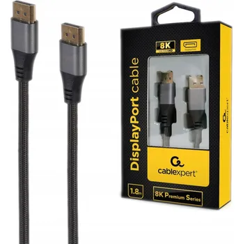 Video kabel Gembird CC-DP8K-6 kabel DisplayPort 1,8 m Černý