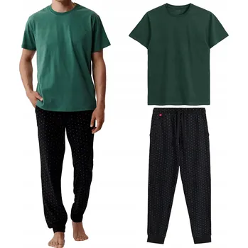 Pánské pyžamo Pánské pyžamo s krátkým rukávem Atlantic L