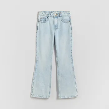 Dívčí oblečení Reserved - Džíny bootcut - modrá - 340HN-05J - 340HN-05J-116