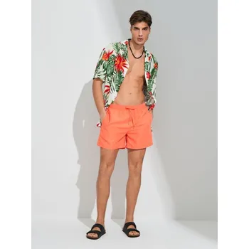 Pánské kraťasy Sinsay - Koupací kraťasy - oranžová - 338DH-22X - 338DH-22X-M
