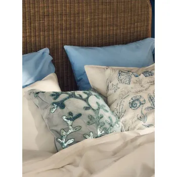 Povlak na polštářek Sinsay - Povlak na polštář se vzorem - modrá - 977DI-05X - 977DI-05X-ONE