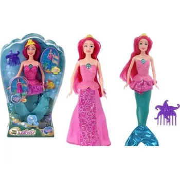 Panenka Mořská panna 2v1! Panenka Princezna s magií podmořského světa Pro Kids