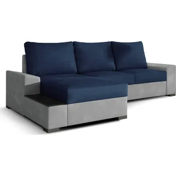 Sedací souprava Levý rohový gauč Negro s dekorativní poličkou, rozkládací funkcí a úložným prostorem - ELTAP paros 05, kronos 09 245x72 cm