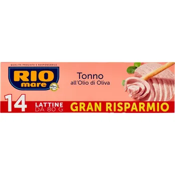 Tuňák v oleji Rio mare, 14x80g