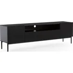 TV stolek Nicole 200 s přihrádkou - Meble Bogart Černá / Černá 200x60 cm