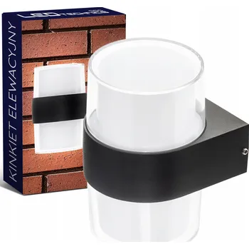 Nástěnné svítidlo Nástěnné svítidlo LEDTechnics černé, integrovaný LED zdroj 10 W