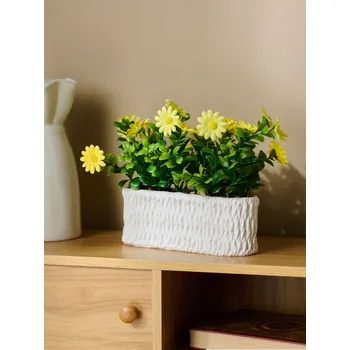 umělá květina Sinsay - Dekorativní rostlina v květináči - žlutá - 042II-10X - 042II-10X-ONE