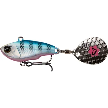Umělá nástraha SAVAGE GEAR - Wobler Fat tail spin sinking, 6,5cm / 16g - Blue silver pink