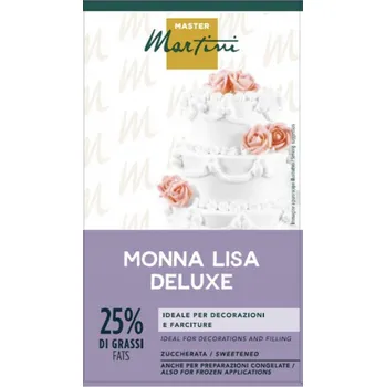 Rostlinná smetana s cukrem Master Martini Monna Lisa Deluxe 1 l