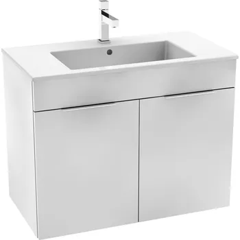 Nábytek JIKA Cube - skříňka, vč. umyvadla 800x430 mm, 2 dveře (H453752176...1) Barva: Jasan