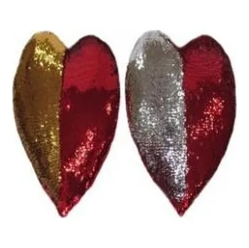 plyšák Serce cekinowe 45cm MIX