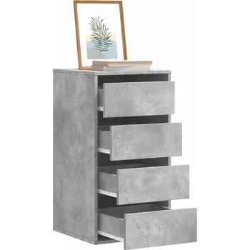 Komoda Komoda VidaXL 41 x 40 x 76 cm, tmavý beton