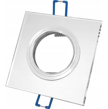 Bodové svítidlo Pevné svítidlo pro GU10 MR16 ČTVEREC SKLENĚNÉ ZRCADLOVÉ