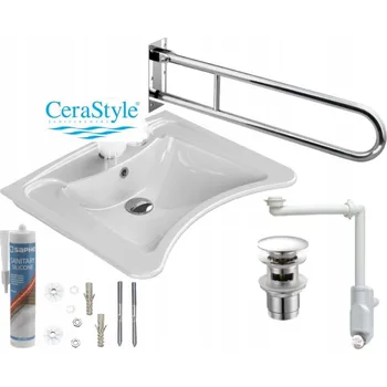 Umyvadlo Závěsná umyvadlo obdélníkové CeraStyle bílé