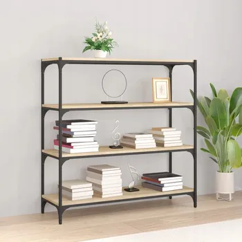 Knihovna Regál na knihy 100x33x100 cm dub sonoma