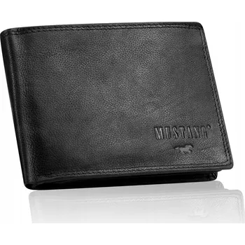 Peněženka Mustang peněženka z pravé kůže černá - unisex