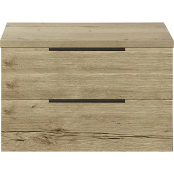 Koupelnový nábytek Skříňka pod umyvadlo Sanox Seville dub přírodní 80 x 53 x 45 cm