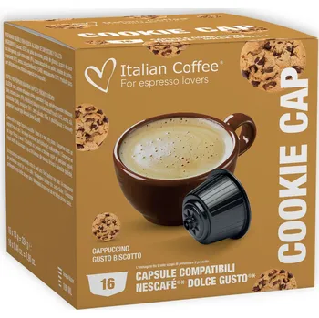 Kapsle do Dolce Gusto Italian Coffee Čokoládové sušenky 16 ks
