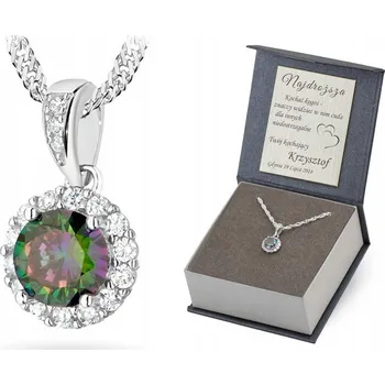 Náhrdelník STŘÍBRNÝ NÁHRDELNÍK 38 Cm 925 KRÁSNÁ POLÁRNÍ ZÁŘE