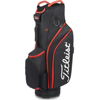 Golfový bag Titleist 14 cart bag, černo/červený