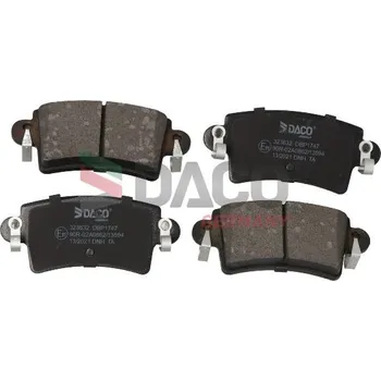Auto-moto Sada brzdových destiček, kotoučová brzda DACO GERMANY 323623