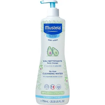 MUSTELA Jemná čisticí voda s organicky pěstovaným avokádem 750 ml
