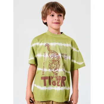 Sinsay - Tričko s krátkým rukávem - olivová - 286DZ-81X - 286DZ-81X-110