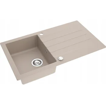 Granitový dřez Jednokomorový granitový dřez Moderno Annie béžový