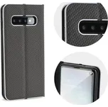 Flipové pouzdro Forcell Luna Carbon pro Samsung Galaxy Xcover 4, černá