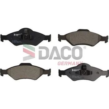 Brzdová destička Sada brzdových destiček, kotoučová brzda DACO GERMANY 321013