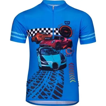 cyklistický dres Dětský cyklistický dres Etape RIO 128/134 Modrá, Mix