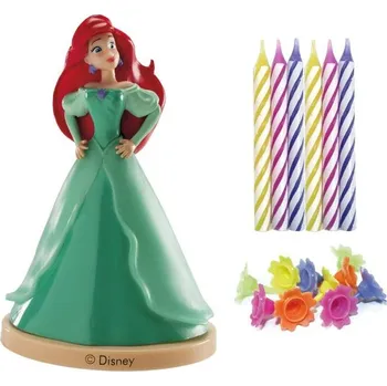 Party dekorace Dortisimo Dekora nejedlá dekorace se svíčkami Ariel